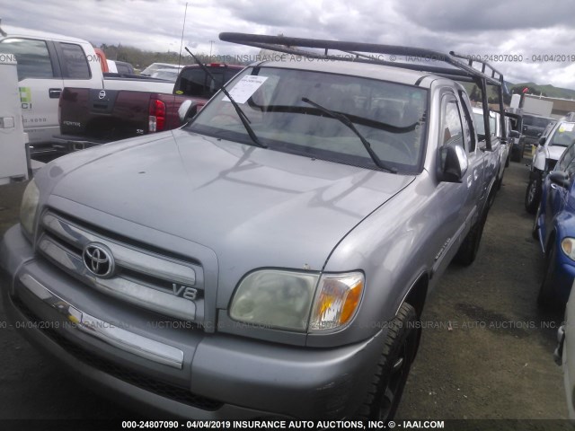 5TBBT44155S457121 - 2005 TOYOTA TUNDRA ACCESS CAB SR5 WHITE photo 2