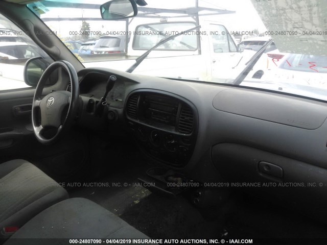 5TBBT44155S457121 - 2005 TOYOTA TUNDRA ACCESS CAB SR5 WHITE photo 5