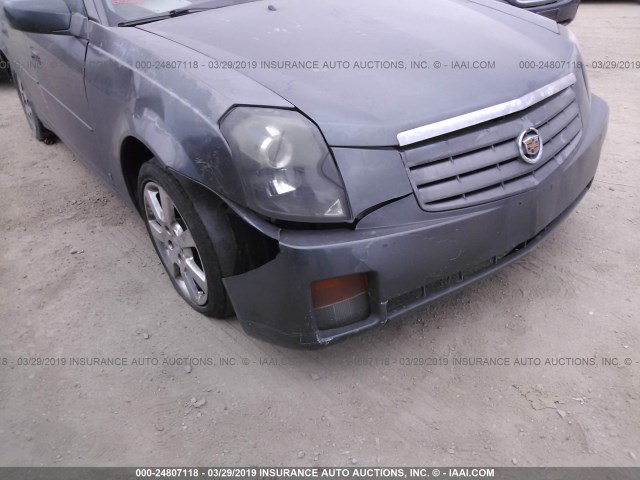 1G6DP577170107486 - 2007 CADILLAC CTS HI FEATURE V6 GRAY photo 6