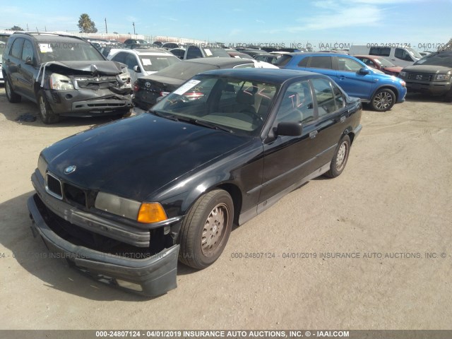 WBACB4312NFF75482 - 1992 BMW 325 I AUTOMATIC BLACK photo 2