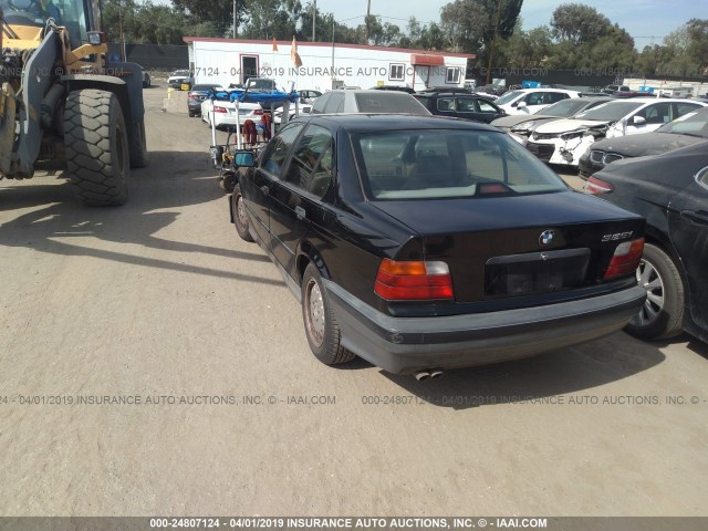 WBACB4312NFF75482 - 1992 BMW 325 I AUTOMATIC BLACK photo 3