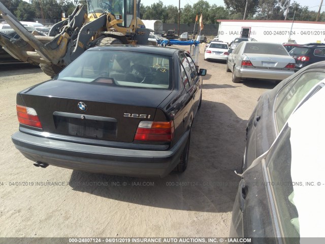 WBACB4312NFF75482 - 1992 BMW 325 I AUTOMATIC BLACK photo 4