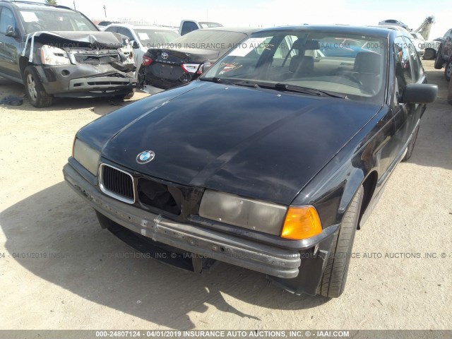 WBACB4312NFF75482 - 1992 BMW 325 I AUTOMATIC BLACK photo 6