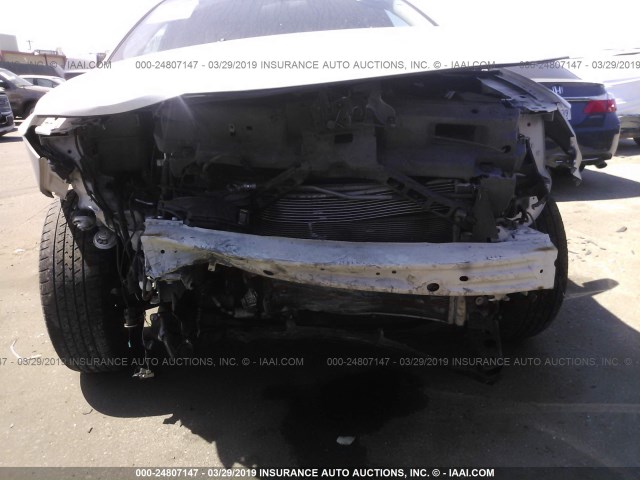 2FMDK3GC6BBB03868 - 2011 FORD EDGE SE WHITE photo 6