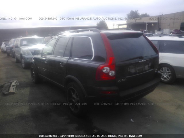 YV1CZ852051179714 - 2005 VOLVO XC90 V8 BLACK photo 3