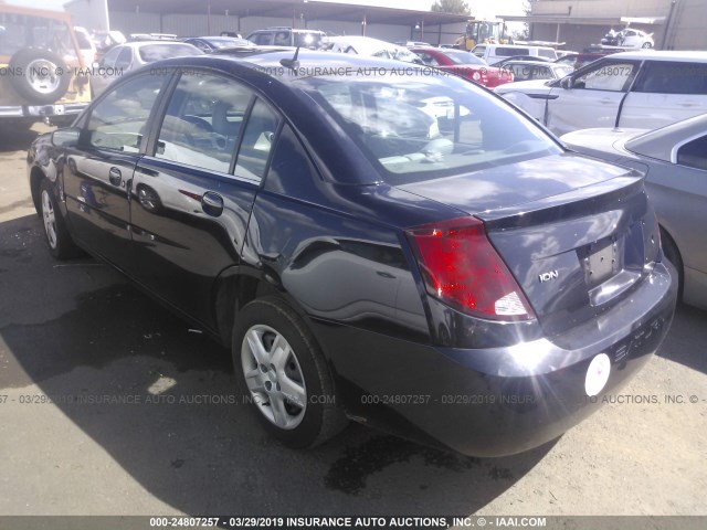 1G8AJ55F77Z184932 - 2007 SATURN ION LEVEL 2 黑色 照片 3