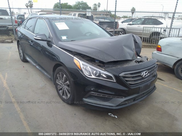 5NPE34AF9HH437145 - 2017 HYUNDAI SONATA SPORT/LIMITED BLACK photo 1