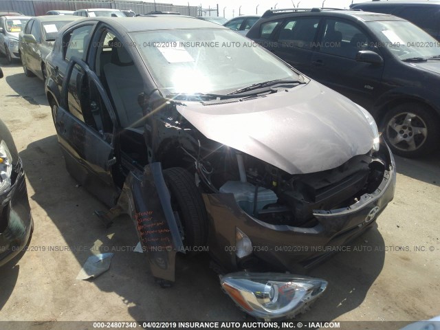 JTDKDTB30F1103833 - 2015 TOYOTA PRIUS C GRAY photo 1