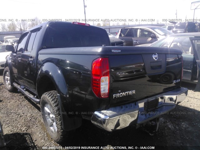 1N6AD0EV6AC424678 - 2010 NISSAN FRONTIER CREW CAB SE/LE/NISMO BLACK photo 3