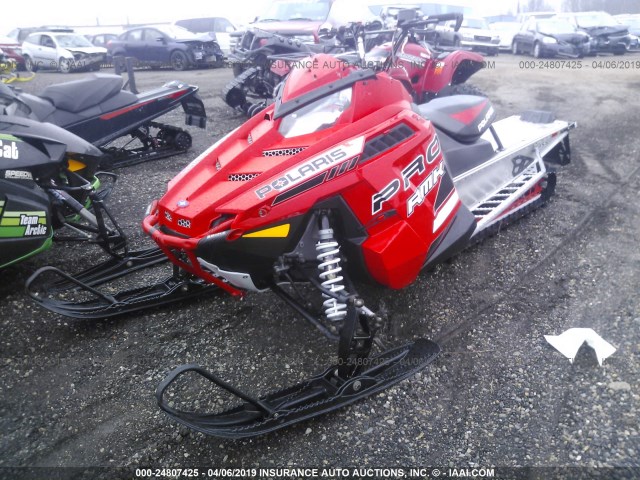 SN1CG8G59EC015372 - 2014 POLARIS RMK 800 RED photo 2