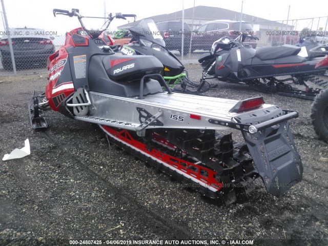 SN1CG8G59EC015372 - 2014 POLARIS RMK 800 RED photo 3