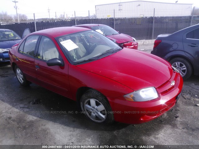 1G1JF52F347144052 - 2004 CHEVROLET CAVALIER LS RED photo 1