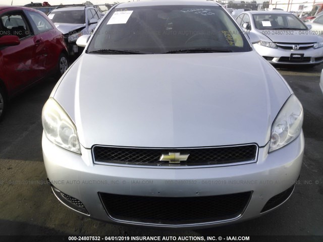 2G1WC5E39C1147629 - 2012 CHEVROLET IMPALA LTZ SILVER photo 6