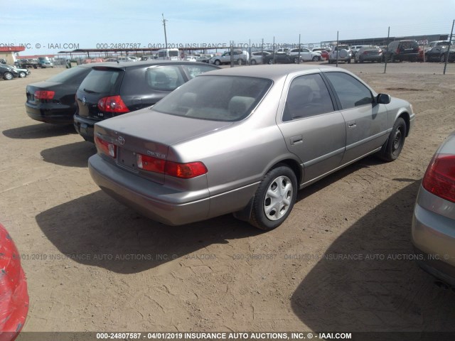 4T1BG22K91U068012 - 2001 TOYOTA CAMRY CE/LE/XLE 金色 照片 4