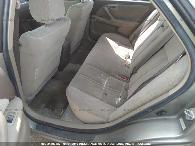 4T1BG22K91U068012 - 2001 TOYOTA CAMRY CE/LE/XLE 金色 照片 8