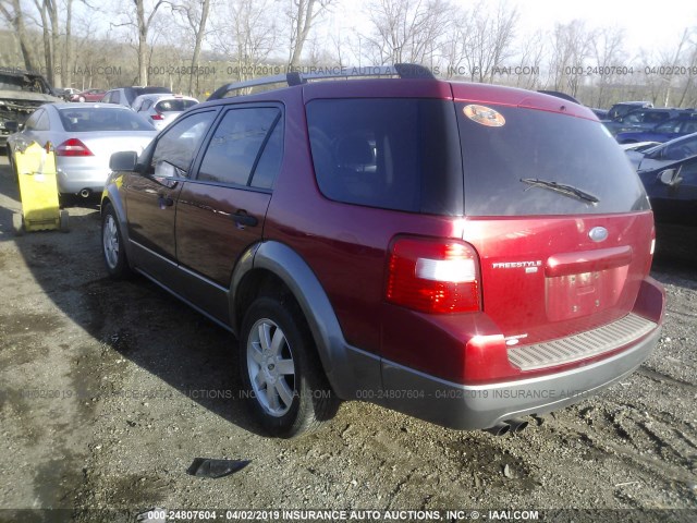 1FMZK04195GA19970 - 2005 FORD FREESTYLE SE MAROON photo 3