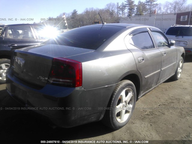 2B3LK53H08H296863 - 2008 DODGE CHARGER R/T GRAY photo 4