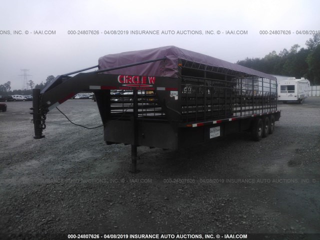 1C9GL2838H1140359 - 2017 CIRCLE W TRAILER  BLACK photo 2