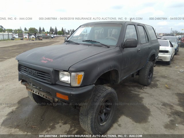 JT3VN39W1M8030832 - 1991 TOYOTA 4RUNNER VN39 SR5 BLACK photo 2