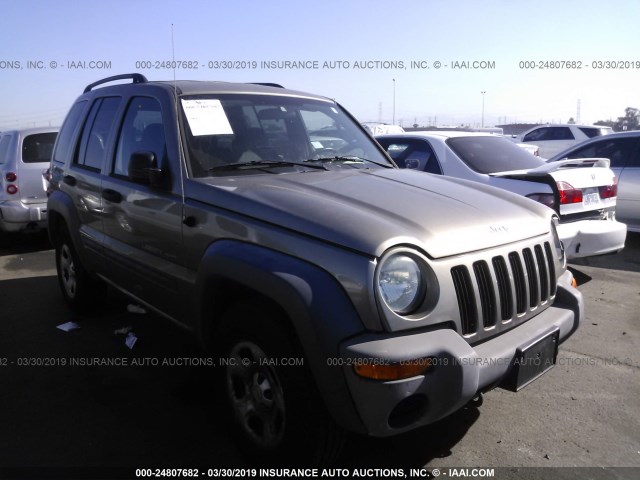 1J4GL48K53W718447 - 2003 JEEP LIBERTY SPORT/FREEDOM GOLD photo 1