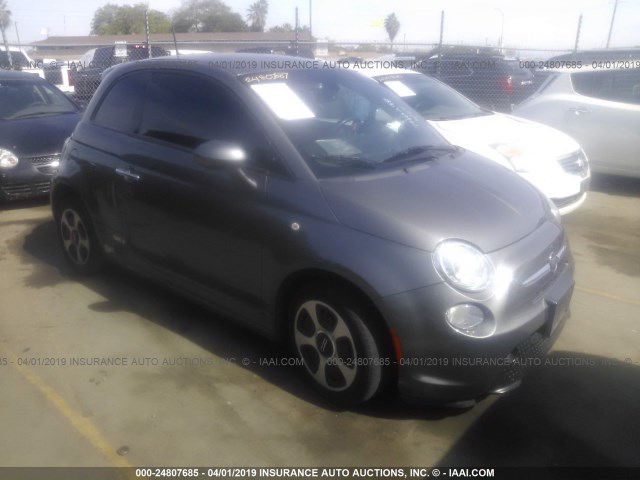 3C3CFFGE5DT740298 - 2013 FIAT 500 ELECTRIC GRAY photo 1