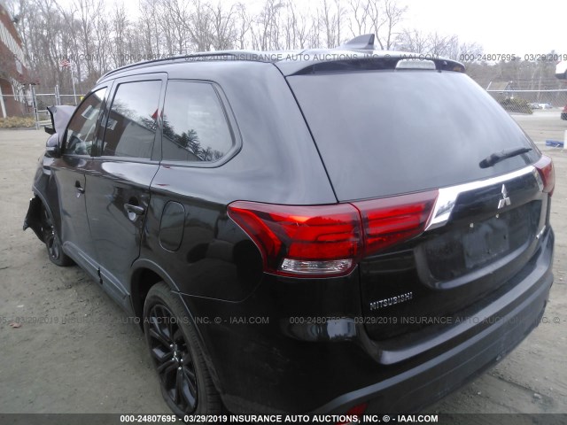 JA4AZ3A36JZ030227 - 2018 MITSUBISHI OUTLANDER SE/SEL BLACK photo 3