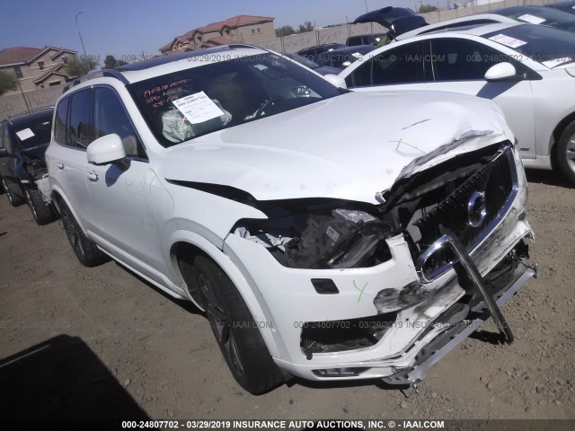 YV4A22PK9H1123896 - 2017 VOLVO XC90 T6 WHITE photo 1