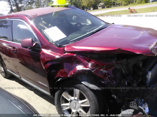 2CTALMEC6B6278695 - 2011 GMC TERRAIN SLE RED photo 6