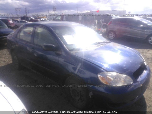 1NXBR32E08Z979401 - 2008 TOYOTA COROLLA CE/LE/S BLUE photo 1