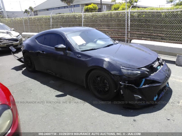 JF1ZNAA1XD1724340 - 2013 TOYOTA SCION FR-S BLACK photo 1