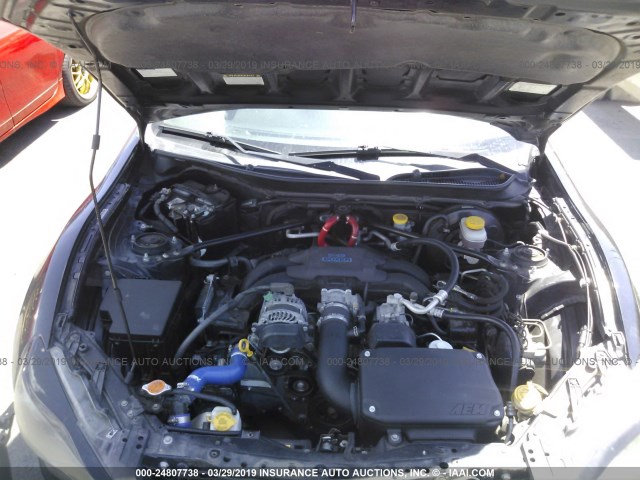 JF1ZNAA1XD1724340 - 2013 TOYOTA SCION FR-S BLACK photo 10