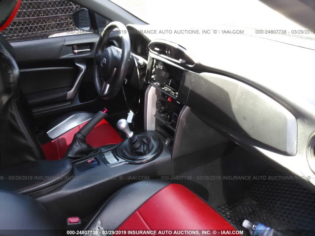 JF1ZNAA1XD1724340 - 2013 TOYOTA SCION FR-S BLACK photo 5