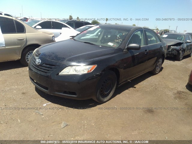 4T1BE46K27U075162 - 2007 TOYOTA CAMRY NEW GENERAT CE/LE/XLE/SE BLACK photo 2