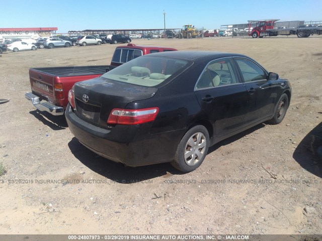 4T1BE46K27U075162 - 2007 TOYOTA CAMRY NEW GENERAT CE/LE/XLE/SE BLACK photo 4