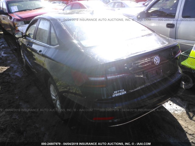 3VWC57BU6KM023786 - 2019 VOLKSWAGEN JETTA S/SE/R-LINE BLACK photo 3