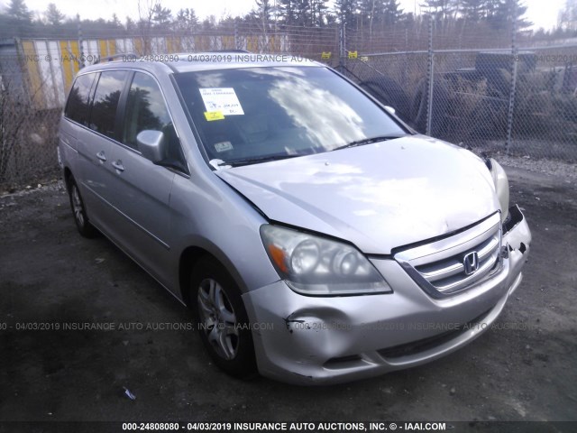 5FNRL38776B426604 - 2006 HONDA ODYSSEY EXL SILVER photo 1