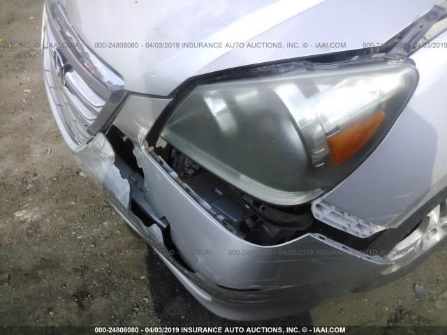 5FNRL38776B426604 - 2006 HONDA ODYSSEY EXL SILVER photo 6