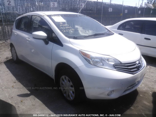 3N1CE2CP0FL384590 - 2015 NISSAN VERSA NOTE S/S PLUS/SV/SL/SR WHITE photo 1