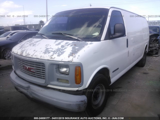 1GTHG39R7X1073890 - 1999 GMC SAVANA G3500 WHITE photo 2