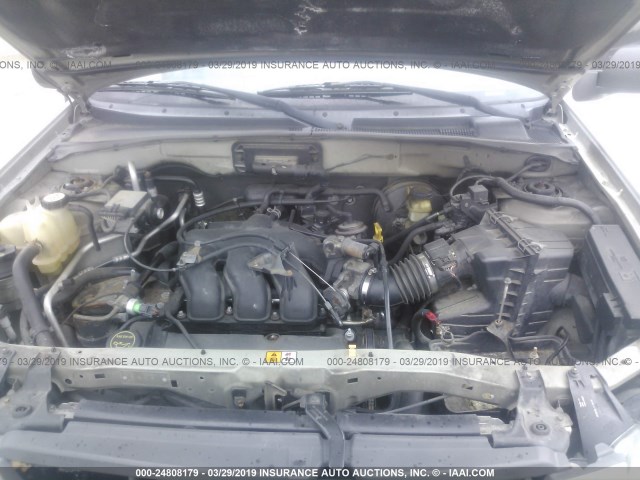 4F2CZ06154KM19555 - 2004 MAZDA TRIBUTE ES 金色 照片 10