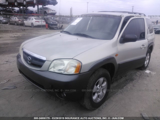 4F2CZ06154KM19555 - 2004 MAZDA TRIBUTE ES 金色 照片 2