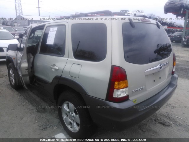 4F2CZ06154KM19555 - 2004 MAZDA TRIBUTE ES 金色 照片 3