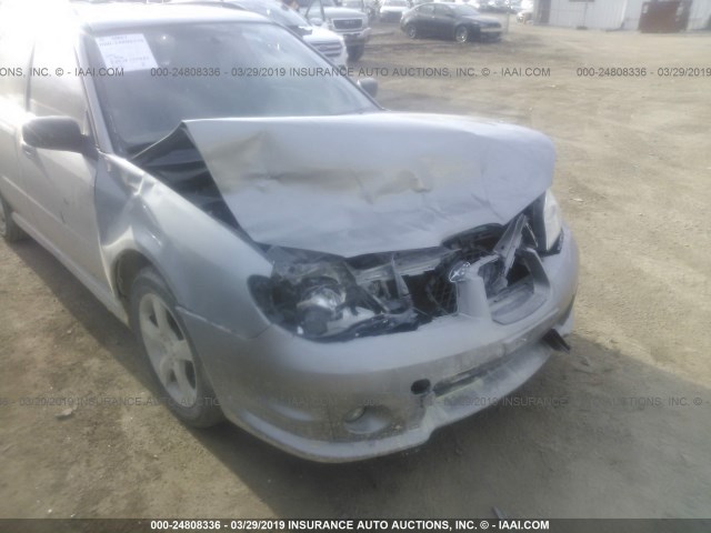 JF1GG61617G800992 - 2007 SUBARU IMPREZA 2.5I SILVER photo 6