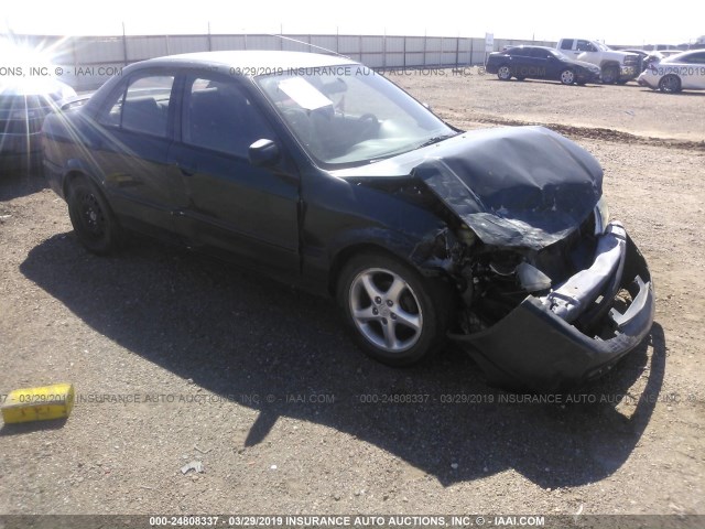 JM1BJ225210432570 - 2001 MAZDA PROTEGE LX/ES მწვანე ფოტო 1