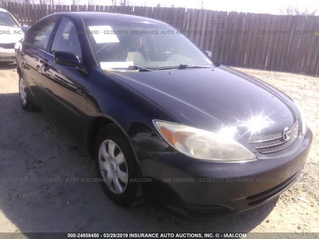 4T1BE32K14U328029 - 2004 TOYOTA CAMRY LE/XLE/SE BLACK photo 1