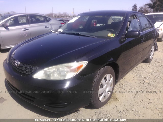 4T1BE32K14U328029 - 2004 TOYOTA CAMRY LE/XLE/SE BLACK photo 2