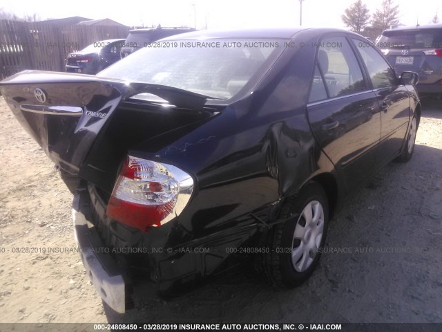 4T1BE32K14U328029 - 2004 TOYOTA CAMRY LE/XLE/SE BLACK photo 4