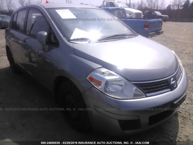 3N1BC13E17L460278 - 2007 NISSAN VERSA S/SL GRAY photo 1