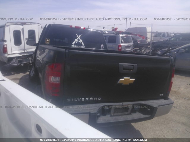 1GCNCPEX2DZ115146 - 2013 CHEVROLET SILVERADO C1500 BLACK photo 3