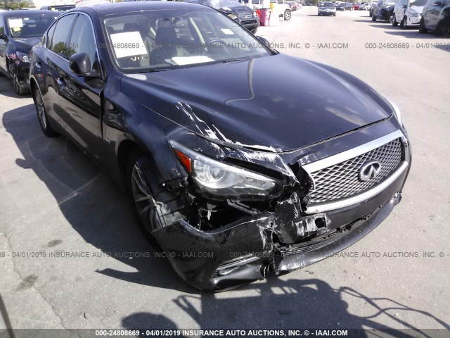 JN1EV7AP2HM732245 - 2017 INFINITI Q50 PREMIUM/SPORT/SE BLACK photo 6